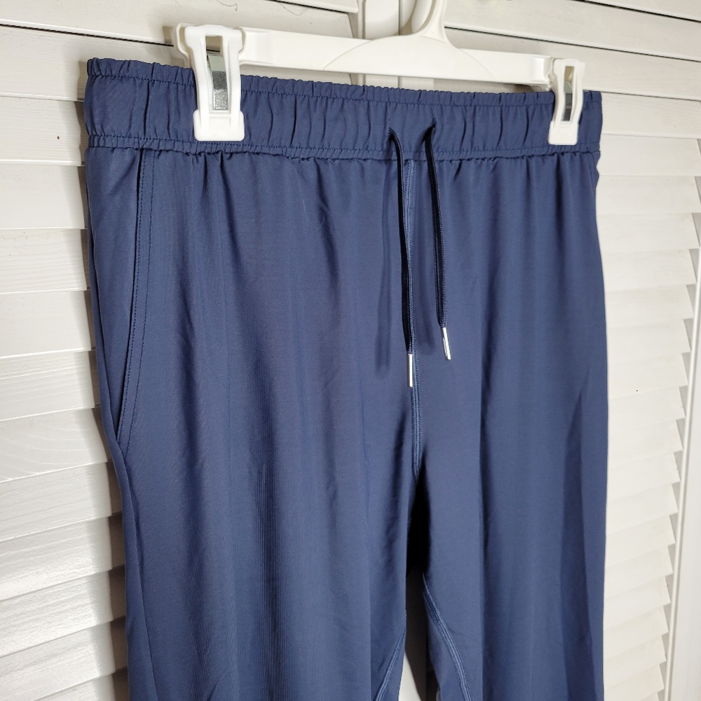 Zyia Active Navy Everywhere Ankle Pants MEDIUM EUC Nylon - Picture 3 of 7